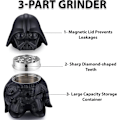 Miniatyrbillede 3 af 5: Star Wars Grinder, Krydderikværn, Perfekt Størrelse 2\" 3-Dele Sort