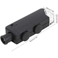 Miniatyrbillede 4 af 5: 60-100X Justerbar LED-oplyst Mikroskop Håndholdt Lup Por