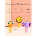 Miniatyrbild 2 av 5: Baby Cartoon Hand Rattles Squeaker Sticks, Stuffed Animal Toy