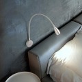 Miniatyrbilde 5 av 5: Leselampe, 2 LED-sengelamper, veggmontering ved siden av alu