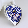 Miniatyrbilde 2 av 5: Pin - Hylian Shield Pin - Brosje - Hylian Shield, 2 stk sølv og