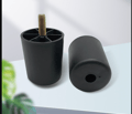 Set med 4 plastfötter för soffa och möbler - Höjd 80 mm - Set