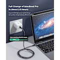 Miniatyrbillede 2 af 5: Todelt sæt (oplader + Android-kabel), opladerledning USB Fast C