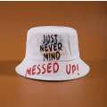 Miniatyrbilde 5 av 5: Bucket Hats Fiskerhatt Bucket Hat Bomull Bucket Hat Unisex Vær