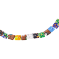 Miniatyrbilde 4 av 4: 4 tråder håndlagde glassperler tråder blandede farger mellomperler