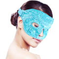 Miniatyrbillede 1 af 5: Ismaske til ansigt/øjne til kvinder og mænd, genanvendelig gelmaske til opvarmning og afkøling