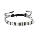 Pikkukuva 4 / 5: (Noir & Blanc)2x Bracelet surfeur set hommes et femmes - boho hi