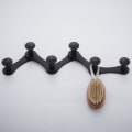 Miniatyrbild 2 av 4: Metallisk expanderbar klädhängare vägg, fällbar väggmonterad klädhängare