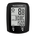 Miniatyrbillede 1 af 5: (sort) Kablet cykelcomputer, Vandtæt cykelcomputer med Frenc