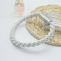 Pikkukuva 3 / 4: 2 kappaletta magneettiset verhonpidikkeet beige punotut magneettiset verhot