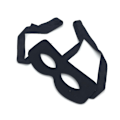 Miniatyrbillede 4 af 5: 4 Halloween masker Zorro bind for øjne COS cosplay Zorro halv ansigt