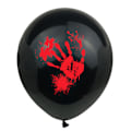 Miniatyrbillede 5 af 5: 70 stk. Halloween ballon dekorationssæt sort ballon heks