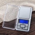Miniatyrbillede 1 af 5: Præcisionskøkkenvægt 500g/ 0,01g med baggrundsbelyst LCD-display