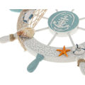 Pikkukuva 3 / 3: Rudder Wall Decoration with Seagull Seashell Fishing Net Anc