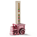 Miniatyrbillede 1 af 5: Domino Toddler-initieret tog legetøjssæt 100stk dominoer, elektrisk