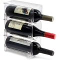 Miniatyrbillede 4 af 5: Ultra moderne vinreol - Krystalklar flaskeholder - Horisontal