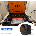 Miniatyrbilde 5 av 5: 12 stk runde LED-vippebrytere 12V bil lastebil vippebryter på-av-kontroll