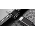 Pikkukuva 5 / 5: 5-pakkaus musta USB C naaras - USB uros -sovitin, nopea lataus ja