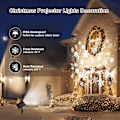 Miniatyrbilde 5 av 5: Juleprojektor utendørslys, LED snøprojektor Chris
