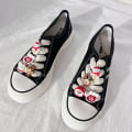 Miniatyrbild 3 av 4: 10 st julhartsdekorationer i harts för DIY-tillbehör till barns sneakers