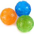 Miniatyrbillede 1 af 5: 3 lydkugler til hunde, uforgængelig hop, massivt gummi til