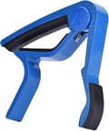Akustisk gitarr capo (blå), 8,3*8,8 cm bärbar snabbväxling, scr