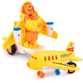 Miniatyrbillede 2 af 5: 4 Pakke 13x13x8.5CM Transformerende Robot Flyvemaskine Model Kits Transf