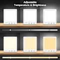 Miniatyrbilde 2 av 5: 10000 LUX lys terapi lampe, lys terapi lampe med timer funksjon