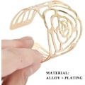 Miniatyrbilde 3 av 5: Gull Serviettring 12PCS Jule Serviettholdere Serviettring Serviett