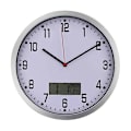 Miniatyrbild 1 av 4: Elektronisk väggklocka LCD termohygrometer väggklocka