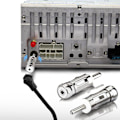 Miniatyrbillede 5 af 5: 5 DIN til ISO bilantenneadapter kompatibel bilantenne stik