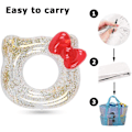 Pikkukuva 2 / 5: Solmio Cat Swimming Float Ring Floating Circle kainalokuoppa Pool Floa