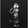 Pikkukuva 5 / 5: 3D Astronaut Space Robot Brass Keychain Pendant Men Car Waist Bu