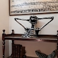 Miniatyrbild 3 av 5: Bryt reglerna Madness Skelett byst skulptur, Breaking Al