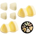 Miniatyrbillede 1 af 5: (Gul)Sushi-form, 4 stk. Trekant Sushi Onigiri-form, Kawaii Oni