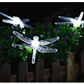 Miniatyrbillede 2 af 5: Solcelledrænkelys 30led Våd Dragonfly Formet Fe Deko