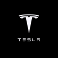 Miniatyrbillede 5 af 5: 2 stk. til TESLA MODEL3 X modelS LED dørlampe projektor