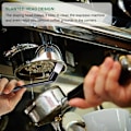Miniatyrbillede 4 af 5: Sort - Kaffemaskine Rengøringsbørster, Espressomaskine Børster