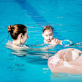 Miniatyrbillede 3 af 5: (s)Shenrongtong Baby Pool Float Ring - Holdbar og afslappende baby