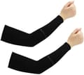 2 stk. sorte armvarmere, stretchbare armvarmere, iskalde armvarmere