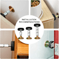 Miniatyrbillede 7 af 7: Justerbar gevind seng ramme anti-vibration værktøj, sengegavl stop,
