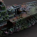 Miniatyrbillede 5 af 5: Miljøvenlig dekoration skibsvrag krigsskib akvariedekoration su