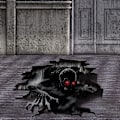Pikkukuva 4 / 7: Halloween-lattiatarrat Pelottavat 3D-haamu Lattia- ja Seinätarrat, Haamu