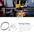 Miniatyrbillede 4 af 5: Timing remskiver og timingremme 20/60 timingrem nøgle aluminium ti