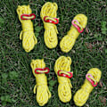 Miniatyrbillede 5 af 5: (Gul) 8 telttov, reflekterende telttov, fluorescerende telttov