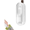 Pikkukuva 1 / 5: 2 in 1 Mini Sealer (Valkoinen), Kannettava Muovipussien Sulkija
