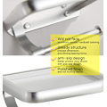 Miniatyrbillede 5 af 5: Sort Toiletpapirholder med Hylde, Rustfrit Aluminium Toi