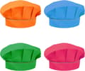 (Grön, Blå, Rosa, Orange) 4 st Kockhattar för Barn 3-13 År