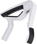 Akustisk gitarr capo (vit), 8,3*8,8 cm bärbar snabbväxling, sc