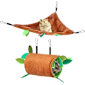 Miniatyrbild 1 av 5: 2 små hängmattor för smådjur, hamsterhängmattor, djungelhängmattor,